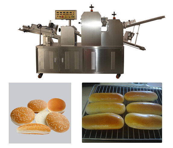 دو غلطک نان خمیر ساخت ماشین برای هات داگ شیرینی خط تولید